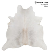 Medium Grey X-Large Brazilian Cowhide Rug 6'9"H x 6'7"W #92315 by Hudson Hides
