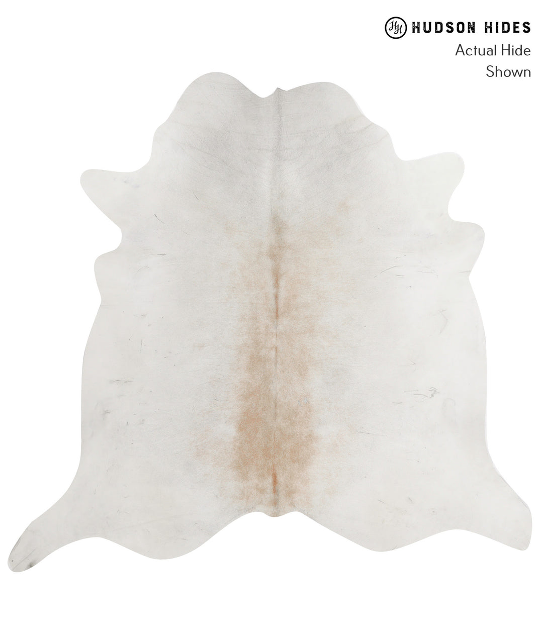 Grey with Beige XX-Large Brazilian Cowhide Rug 7'1"H x 7'4"W #92652 by