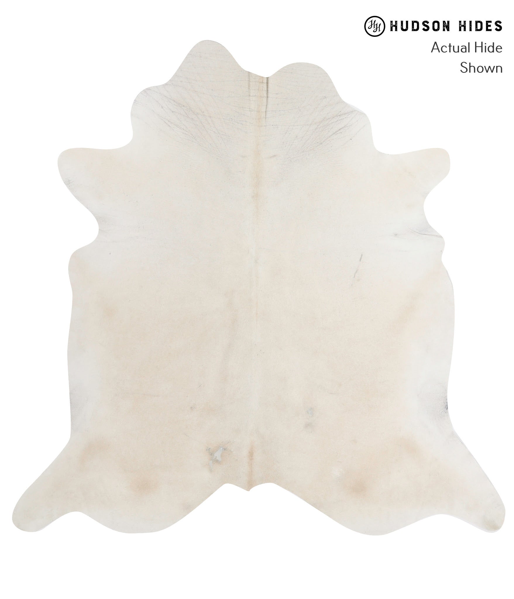Ivory with Beige Cowhide Rug #92668