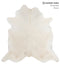 Ivory with Beige XX-Large Brazilian Cowhide Rug 7'2