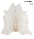 Ivory with Beige X-Large Brazilian Cowhide Rug 6'8"H x 6'4"W #92804 by Hudson Hides
