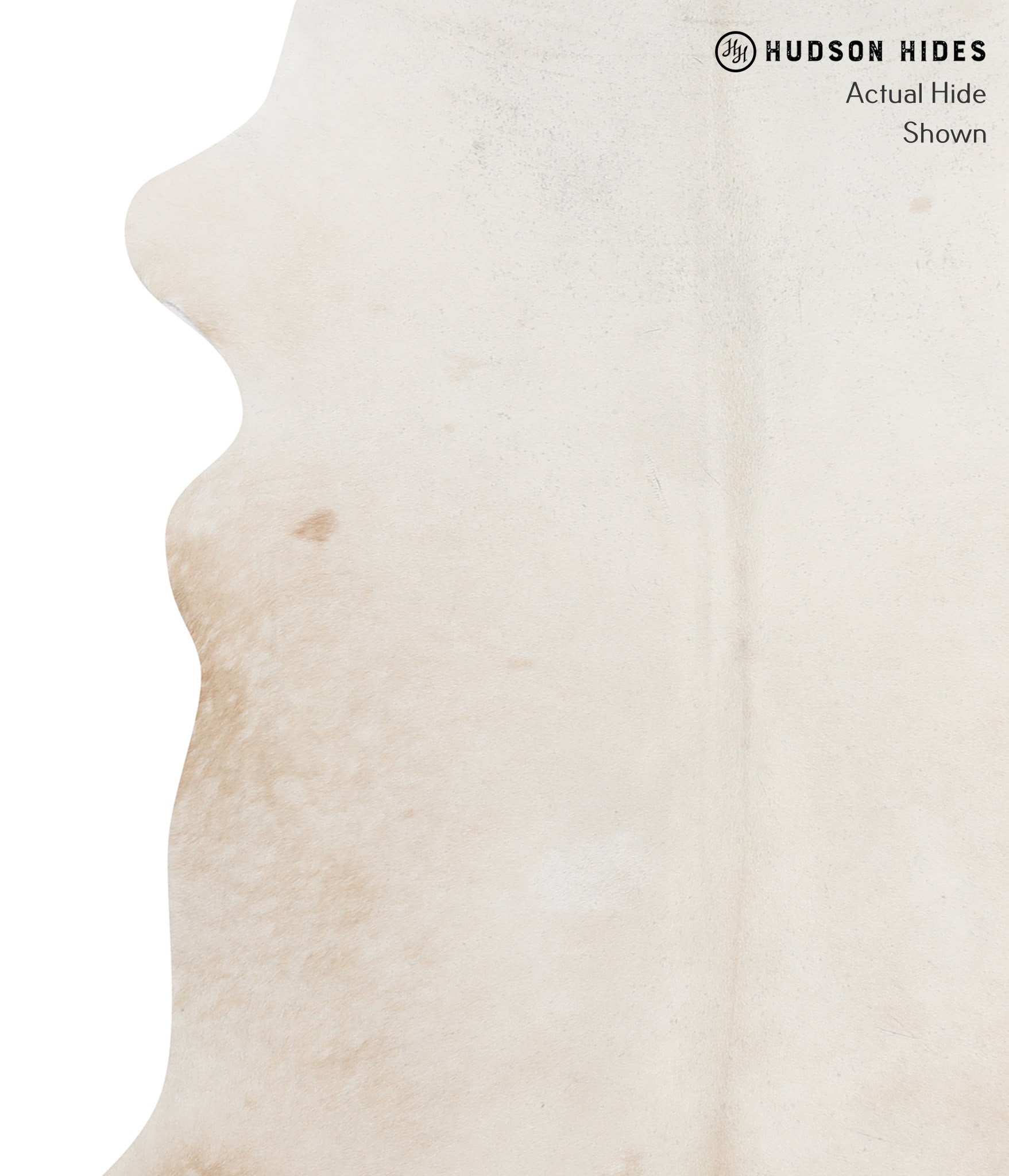 Ivory with Beige Cowhide Rug #92972