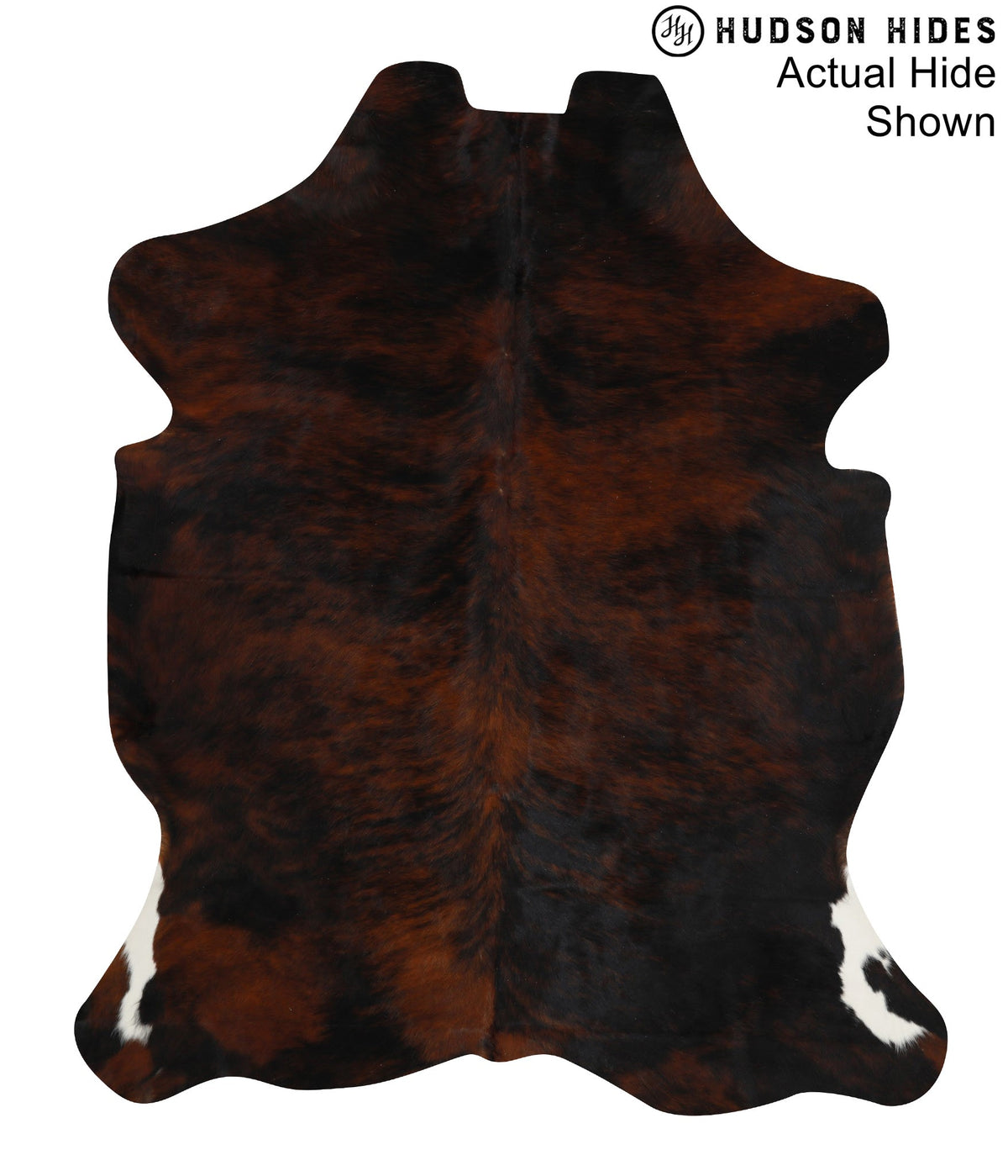 Dark Brindle Cowhide Rug #93772