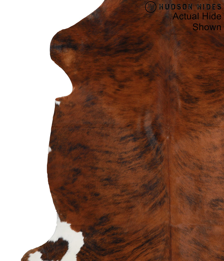 Medium Brindle X-Large European Cowhide Rug 7'2"H x 6'7"W #94155 by Hudson Hides