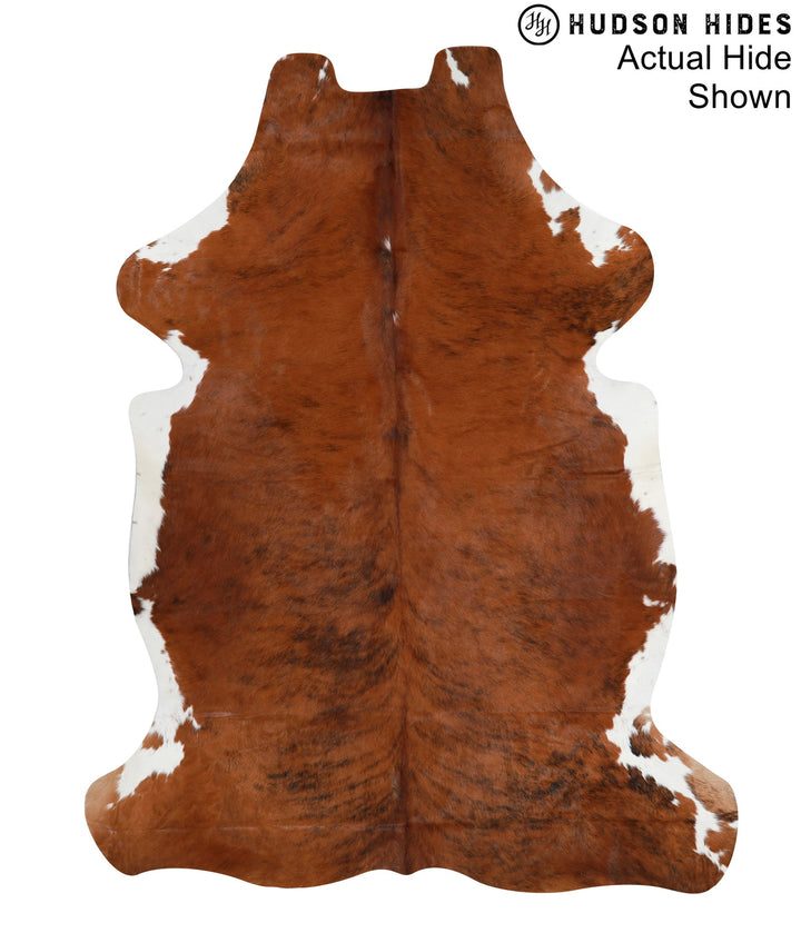 Medium Brindle X-Large European Cowhide Rug 7'10"H x 6'0"W #94259 by Hudson Hides