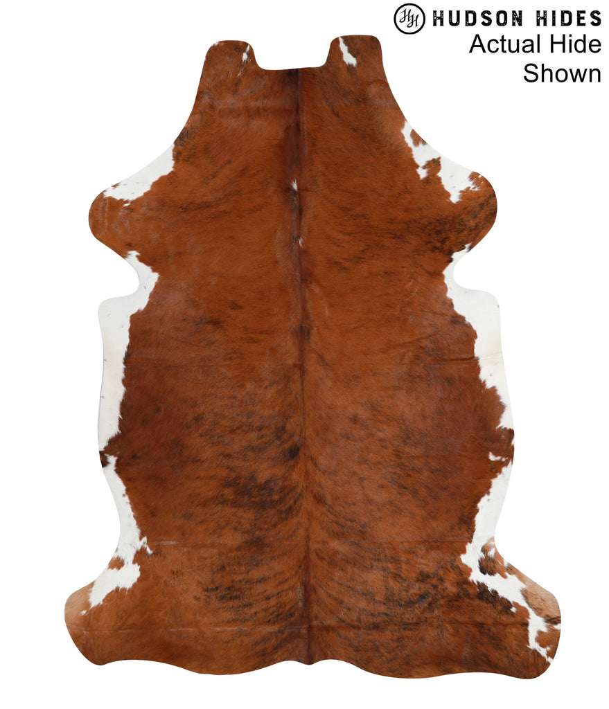 Medium Brindle X-Large European Cowhide Rug 7'10"H x 6'0"W #94259 by Hudson Hides