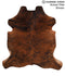 Medium Brindle Large European Cowhide Rug 6'1