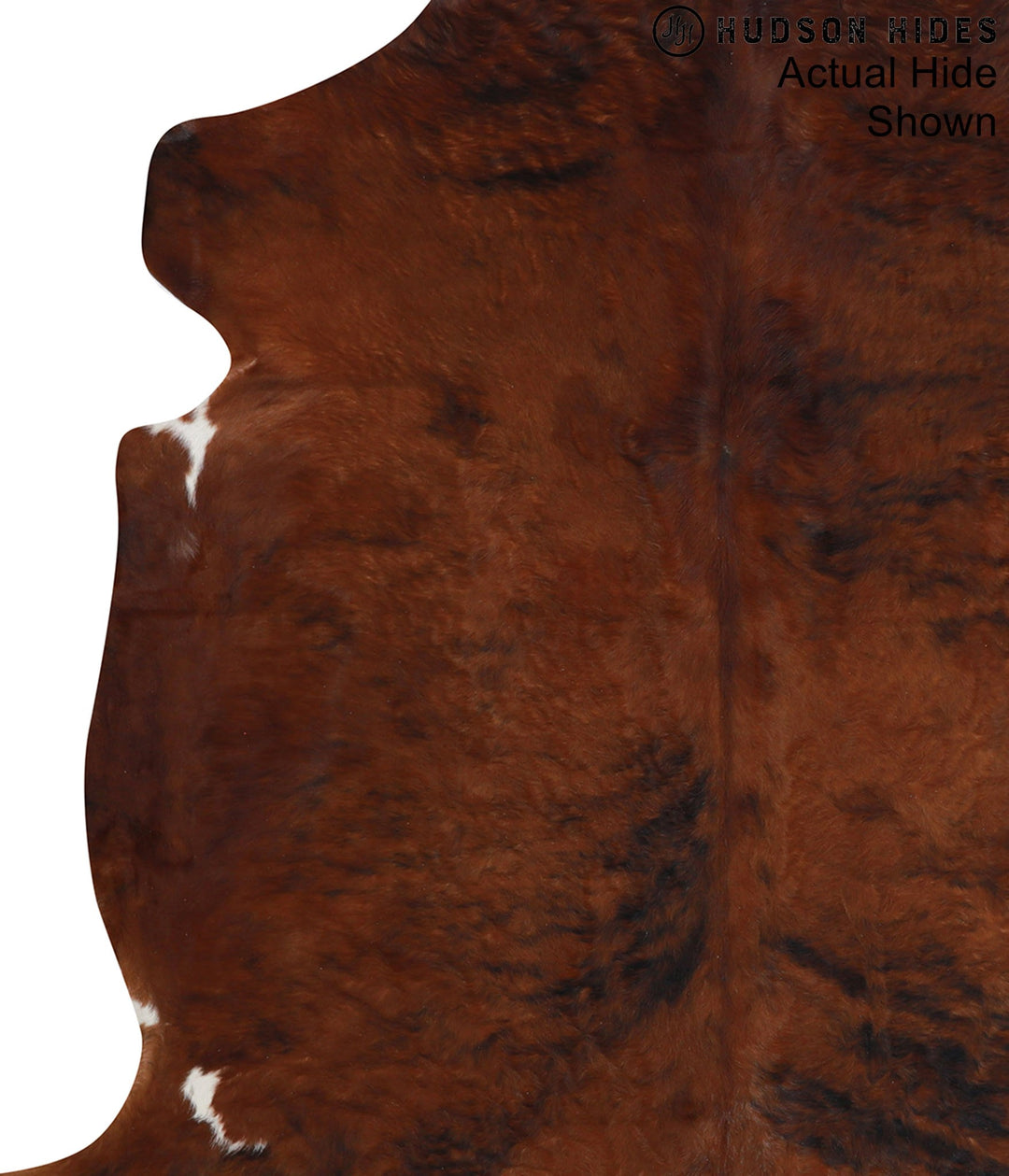 Medium Brindle X-Large European Cowhide Rug 6'5"H x 6'3"W #94601 by Hu