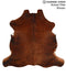 Medium Brindle Large European Cowhide Rug 6'1