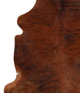 Medium Brindle X-Large European Cowhide Rug 6'5"H x 6'6"W #95321 by Hudson Hides