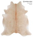 Beige XX-Large Brazilian Cowhide Rug 7'9"H x 6'7"W #A3269 by Hudson Hides