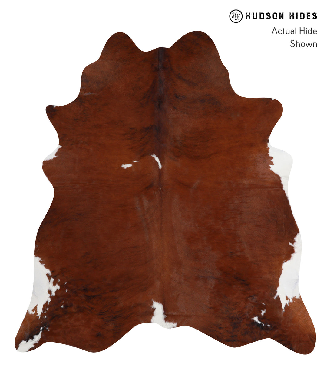 Medium Brindle X-Large Brazilian Cowhide Rug 7'3"H x 6'9"W #A3304 by H