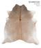 Light Caramel XX-Large Brazilian Cowhide Rug 7'6