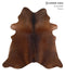 Chocolate Large Brazilian Cowhide Rug 6'1