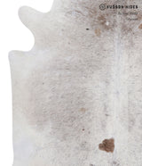 Salt and Pepper Brown X-Large Brazilian Cowhide Rug 7'0"H x 6'10"W #A3368 by Hudson Hides