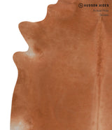 Solid Brown X-Large Brazilian Cowhide Rug 6'11"H x 6'9"W #A3426 by Hudson Hides
