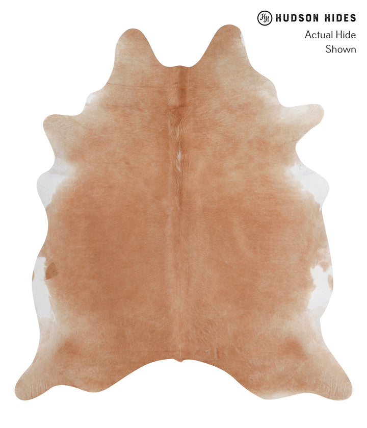 Solid Brown X-Large Brazilian Cowhide Rug 7'0"H x 6'3"W #A3466 by Hudson Hides