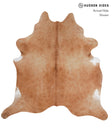 Solid Brown XX-Large Brazilian Cowhide Rug 7'6"H x 7'5"W #A3504 by Hudson Hides