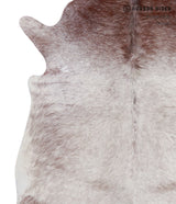 Salt and Pepper Brown X-Large Brazilian Cowhide Rug 6'4"H x 6'5"W #A3514 by Hudson Hides