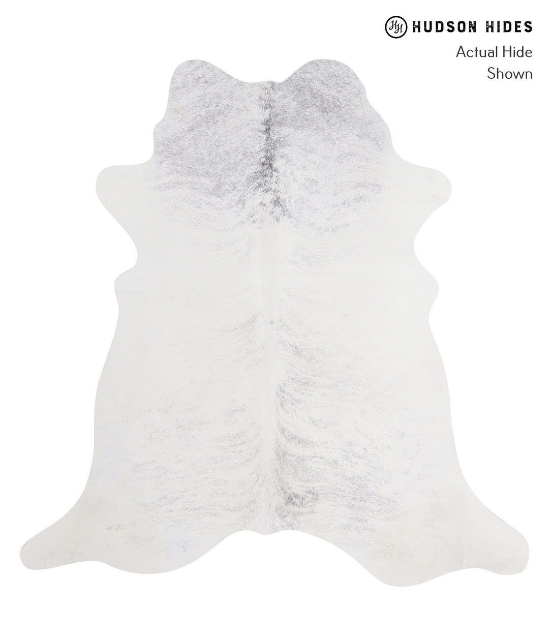 Grey Brindle X-Large Brazilian Cowhide Rug 6'7"H x 6'4"W #A3517 by Hud