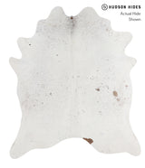 Salt and Pepper Brown X-Large Brazilian Cowhide Rug 7'5"H x 6'5"W #A3525 by Hudson Hides
