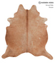 Solid Brown XX-Large Brazilian Cowhide Rug 7'4"H x 6'10"W #A3529 by Hudson Hides