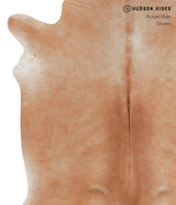 Solid Brown X-Large Brazilian Cowhide Rug 7'0"H x 6'1"W #A3624 by Hudson Hides