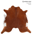Solid Brown XX-Large Brazilian Cowhide Rug 6'11"H x 7'6"W #A3639 by Hudson Hides
