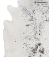Salt and Pepper Black X-Large Brazilian Cowhide Rug 6'6"H x 6'1"W #A3663 by Hudson Hides