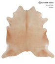 Beige XX-Large Brazilian Cowhide Rug 7'6"H x 7'6"W #A3674 by Hudson Hides