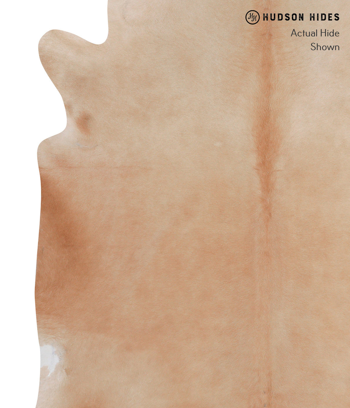 Beige XX-Large Brazilian Cowhide Rug 7'6"H x 7'6"W #A3674 by Hudson Hides