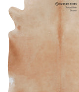 Beige XX-Large Brazilian Cowhide Rug 7'6"H x 7'6"W #A3674 by Hudson Hides