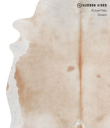 Grey Brindle XX-Large Brazilian Cowhide Rug 8'3"H x 7'1"W #A3702 by Hudson Hides