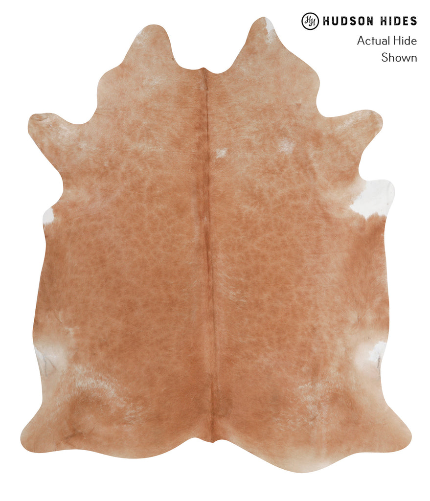 Solid Brown XX-Large Brazilian Cowhide Rug 7'10"H x 6'8"W #A3711 by Hudson Hides