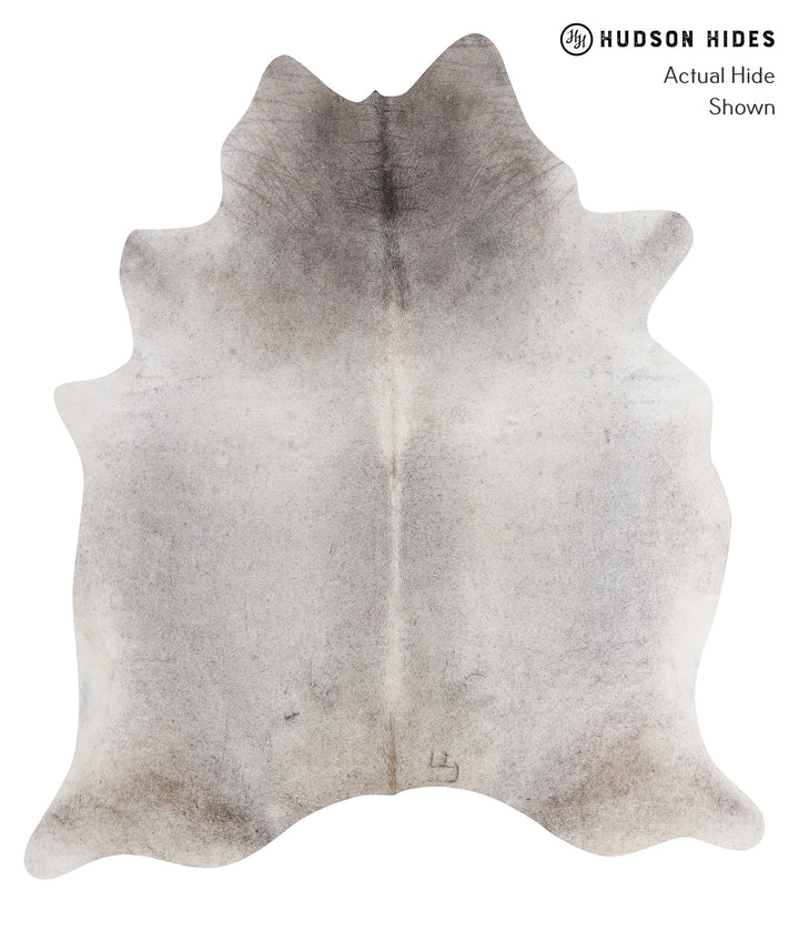 Medium Grey X-Large Brazilian Cowhide Rug 7'3"H x 6'4"W #A3764 by Hudson Hides