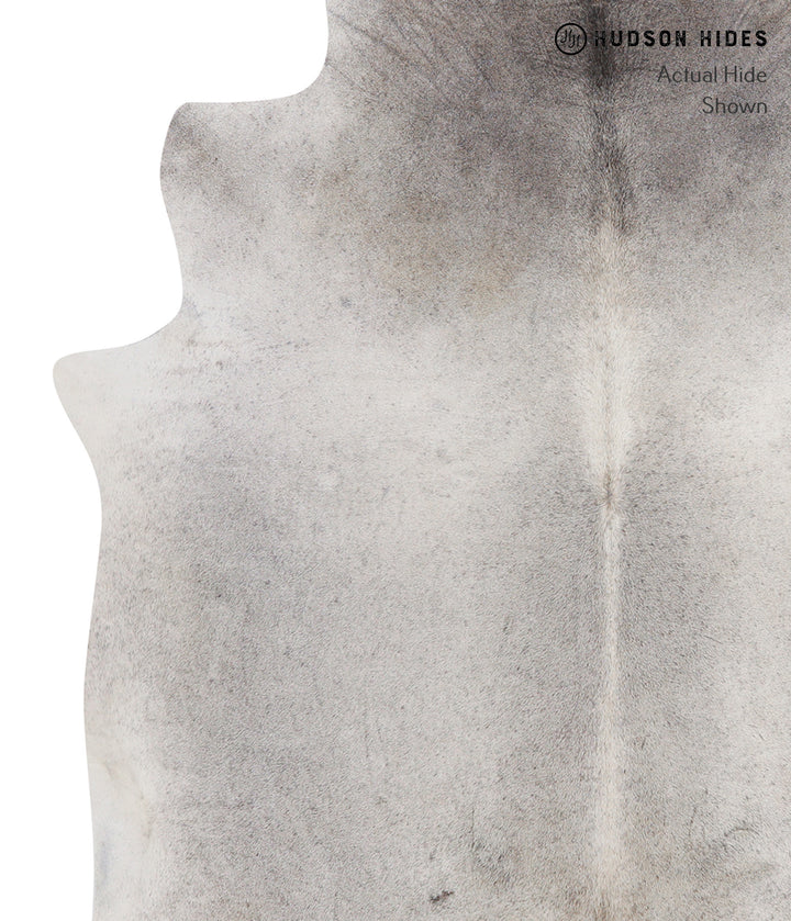 Medium Grey X-Large Brazilian Cowhide Rug 7'3"H x 6'4"W #A3764 by Hudson Hides