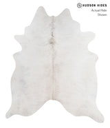 Grey Brindle XX-Large Brazilian Cowhide Rug 8'3"H x 7'0"W #A3821 by Hudson Hides