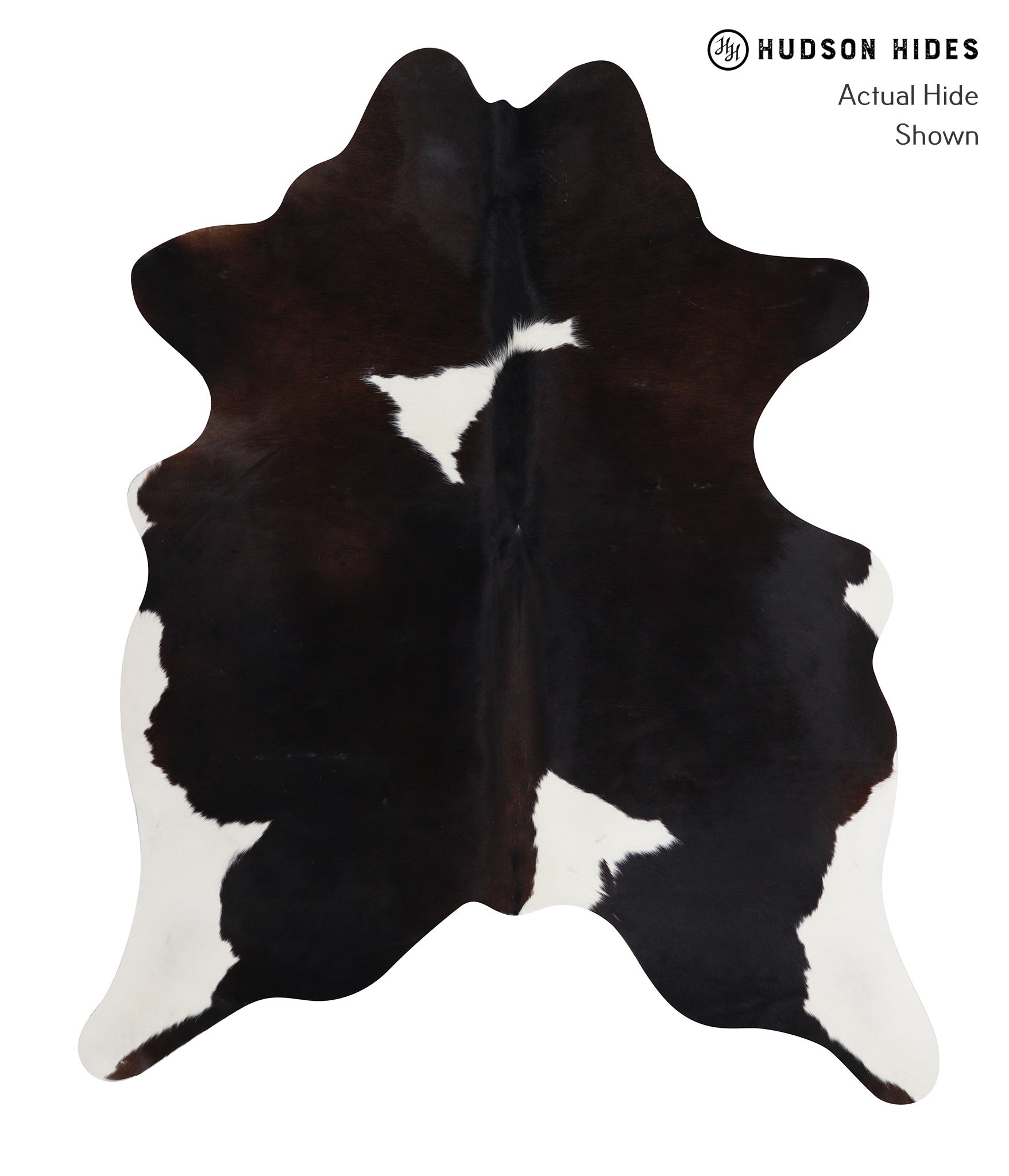 Black and White Cowhide Rug #A3832