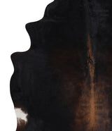 Chocolate Large Brazilian Cowhide Rug 6'3"H x 6'3"W #A3906 by Hudson Hides