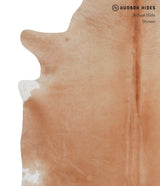 Solid Brown X-Large Brazilian Cowhide Rug 7'0"H x 6'1"W #A3919 by Hudson Hides