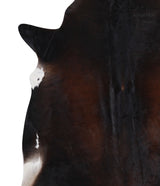 Chocolate X-Large Brazilian Cowhide Rug 7'2"H x 6'7"W #A3942 by Hudson Hides
