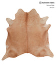 Solid Brown X-Large Brazilian Cowhide Rug 6'9"H x 6'11"W #A3967 by Hudson Hides