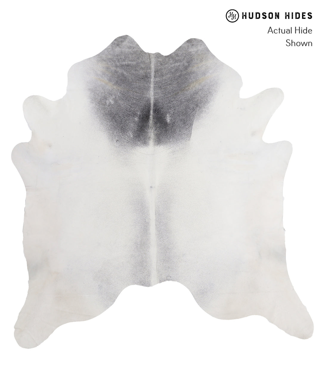 Medium Grey XX-Large Brazilian Cowhide Rug 7'11"H x 7'8"W #A4023 by Hu
