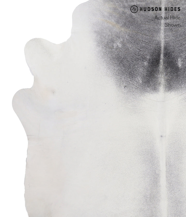 Medium Grey XX-Large Brazilian Cowhide Rug 7'11"H x 7'8"W #A4023 by Hudson Hides