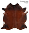 Warm Caramel X-Large Brazilian Cowhide Rug 6'11