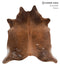 Warm Caramel X-Large Brazilian Cowhide Rug 7'0