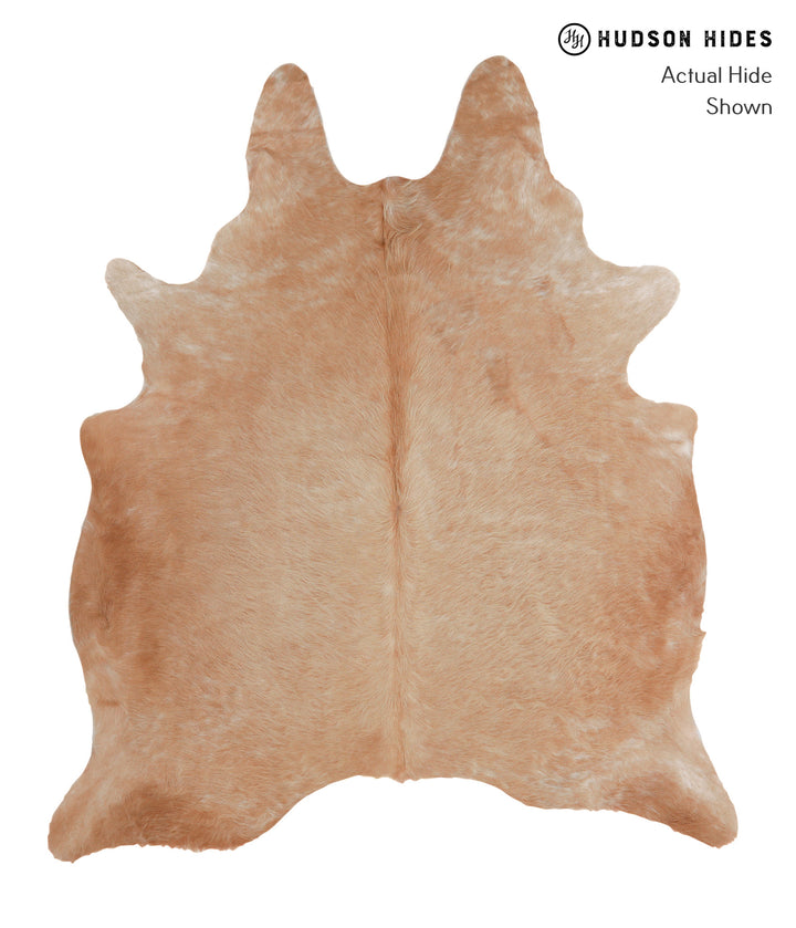 Solid Brown X-Large Brazilian Cowhide Rug 6'11"H x 5'11"W #A4158 by Hudson Hides