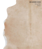 Beige XX-Large Brazilian Cowhide Rug 7'5"H x 6'10"W #A4177 by Hudson Hides
