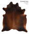 Warm Caramel X-Large Brazilian Cowhide Rug 7'2