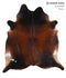 Warm Caramel X-Large Brazilian Cowhide Rug 7'1